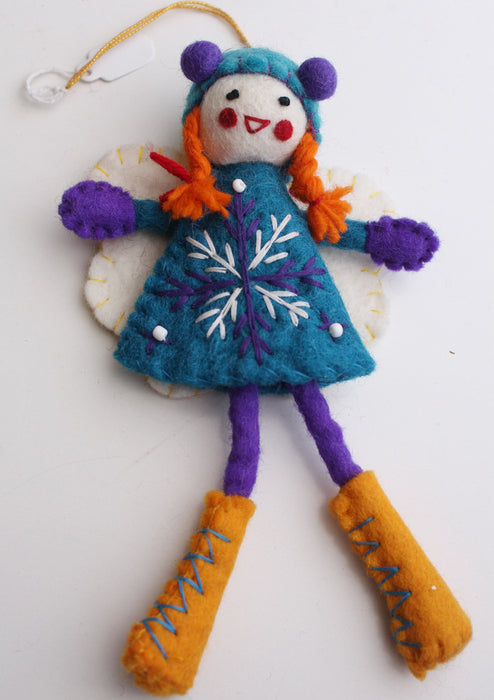 Cute Little Felt Fabric Fairy Angel Hanging