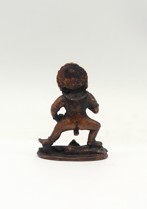 Copper Mini Black Jambala Statue 2"