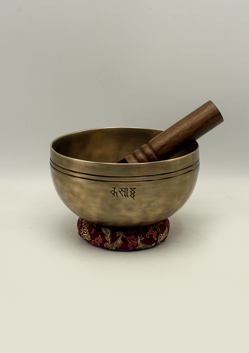 Santa Ratna Full Moon Singing Bowl Newa Mantra 6"