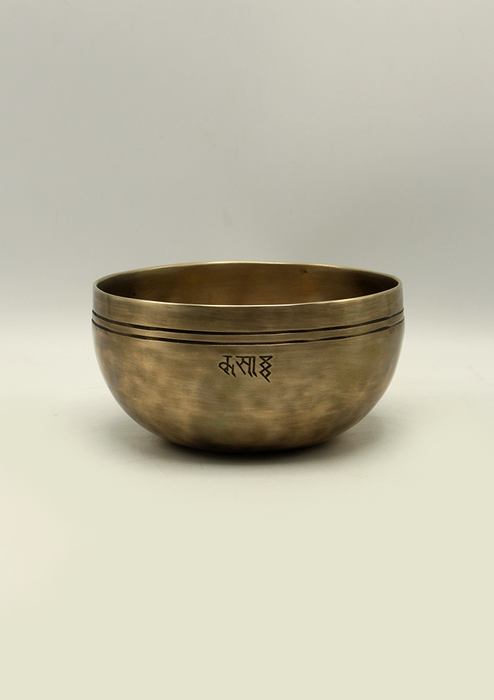 Santa Ratna Full Moon Singing Bowl Newa Mantra 6"