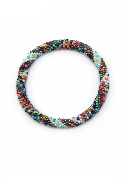 New Mexico Roll on Beads Bracelet