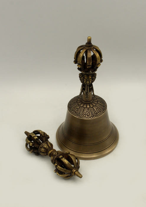 Tibetan High Quality Bell and Dorjee Large Set