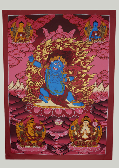 Vajrapani Thangka Painting