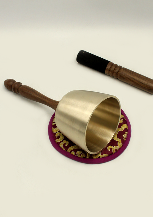 Singing Bowl  Sound Healer with Handle 4" - Medium