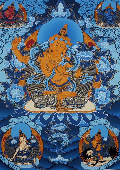 Manjushree Thangka Painting