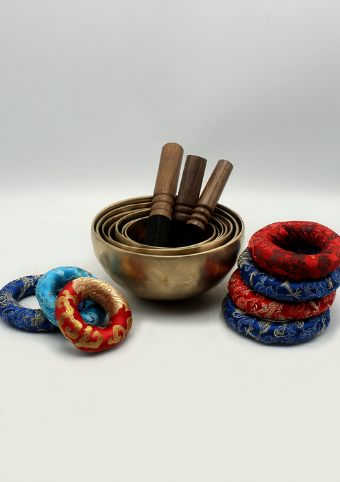 Seven Chakra Tuned Practitioner Singing Bowl- Set of 7