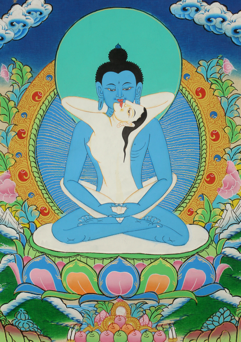 Samantabhadra  Buddha Shakti  Thangka Painting