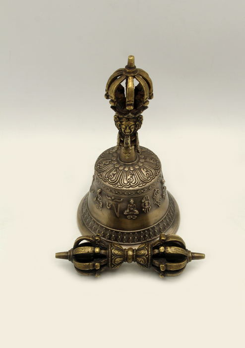 Eight Auspicious High Qualit Bell and Dorjee Large Set