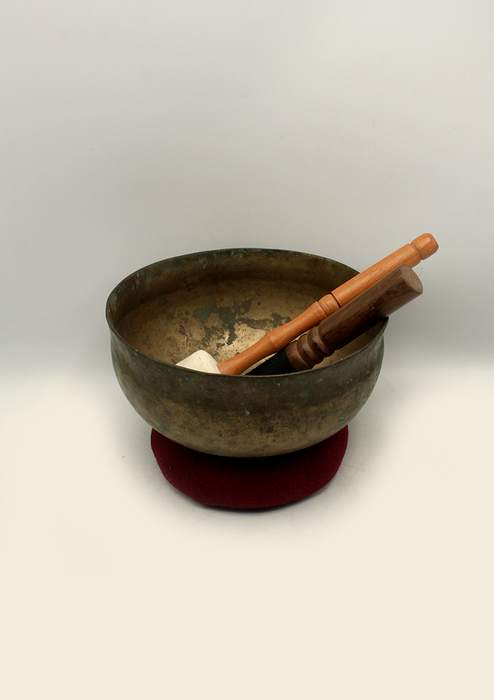 Tibetan Ultabati  Sound Healing Singing Bowl 8"