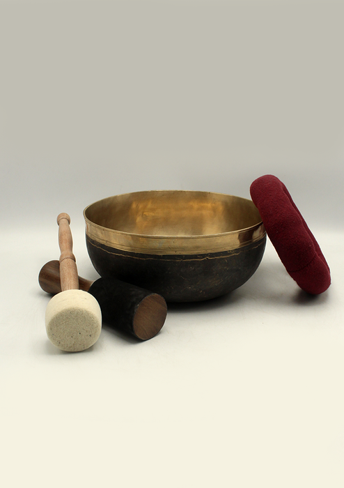 Tibetan Ultabati Sound Healing Singing Bowl 10"