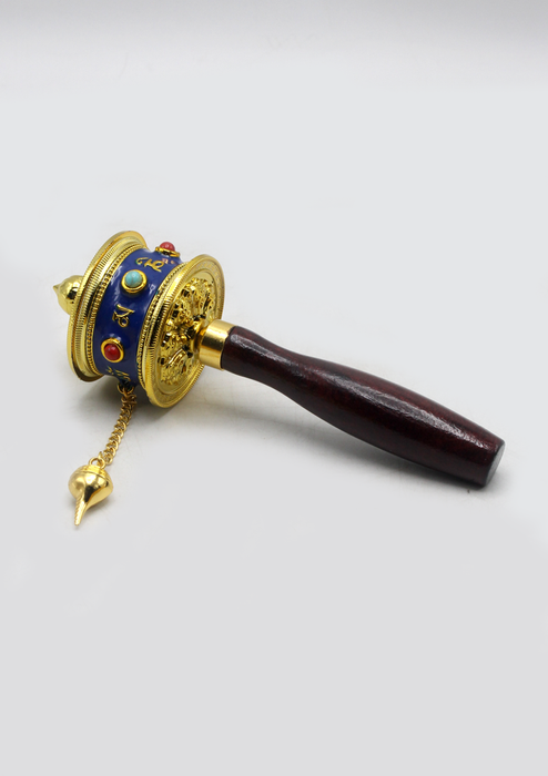 Tibetan Handheld Spinning Prayer Wheel