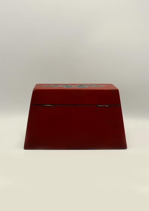 Handpainted Tibetan Endless Knot Red Jewelry Box