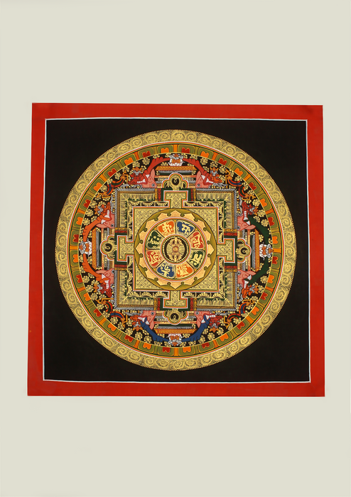 Newa Mantra Mandala Tibetan Thangka Painting