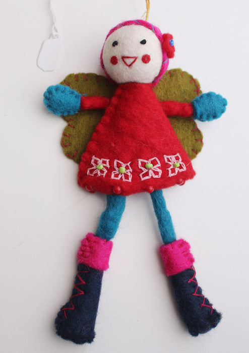 Cute Little Felt Fabric Fairy Angel Hanging