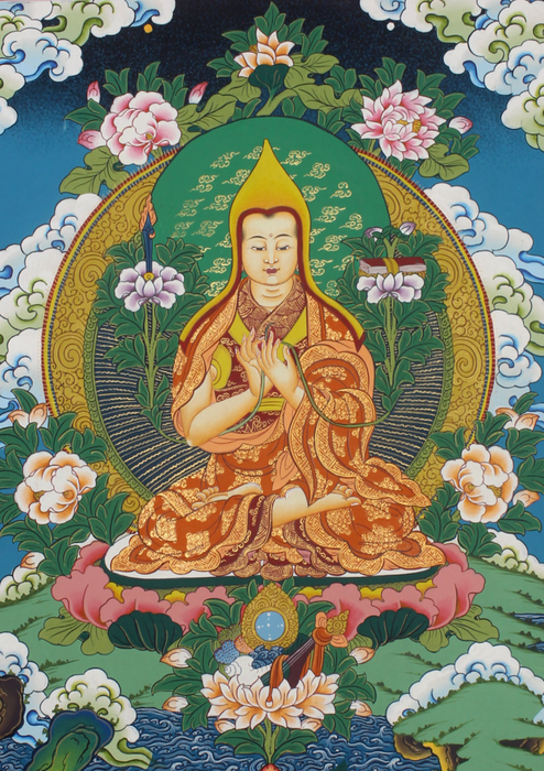 Je Tsongkhapa Thangka Painting