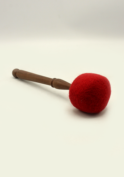 Red Drum Sticks for Singing Bowls and Gongs