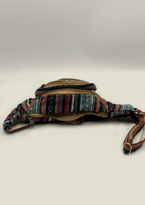 Bhutan Arts  Hemp Fanny Pack, Hemp Waist Utility Belt