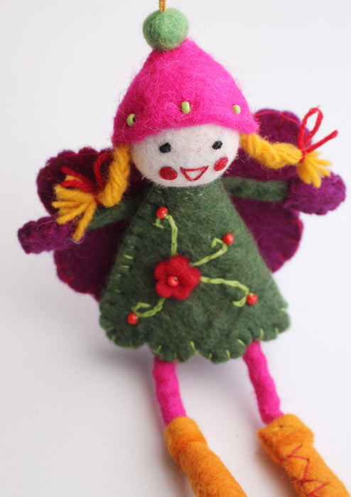 Cute Little Felt Fabric Fairy Angel Hanging