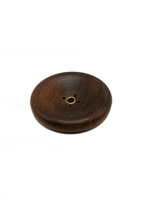 Wooden Circular Incense Burner