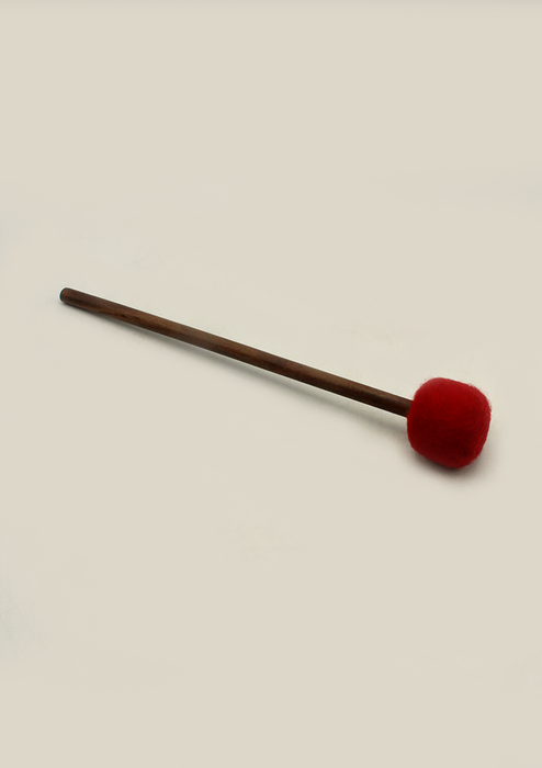 Red Drum Sticks for Singing Bowls and Gongs