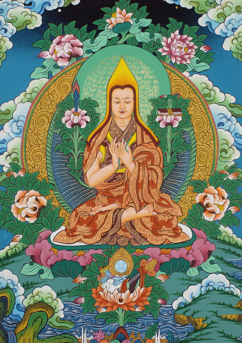 Je Tsongkhapa Thangka Painting