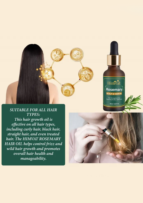 Rosemary Scalp and Hair Oil 30ml