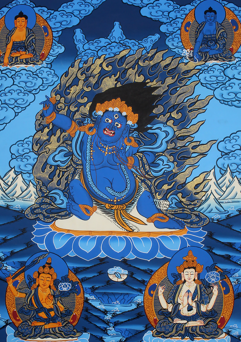 Vajrapani Thangka Painting