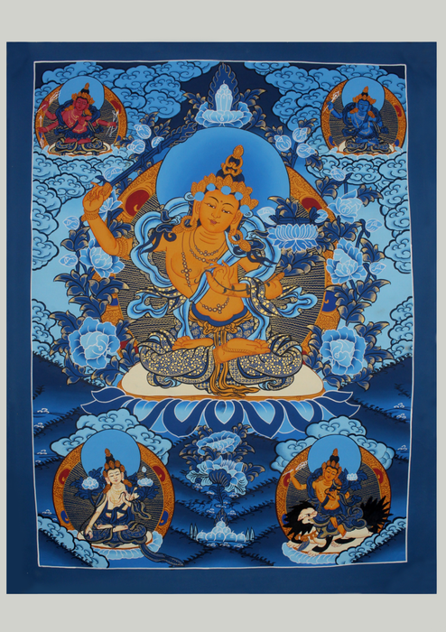 Manjushree Thangka Painting