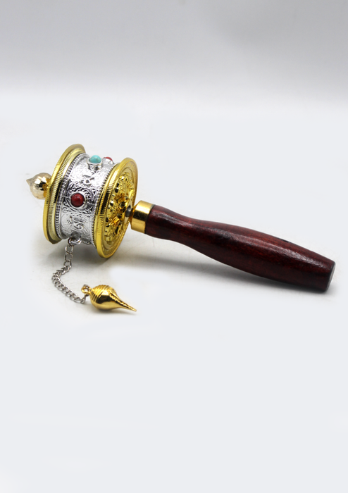 Tibetan Handheld Spinning Prayer Wheel