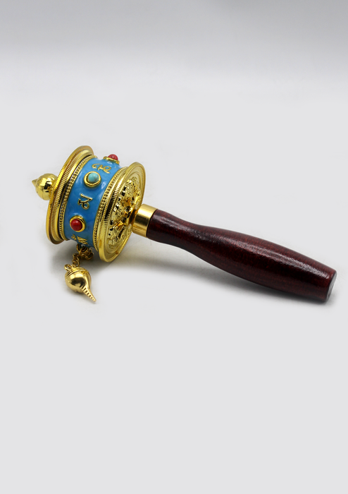 Tibetan Handheld Spinning Prayer Wheel