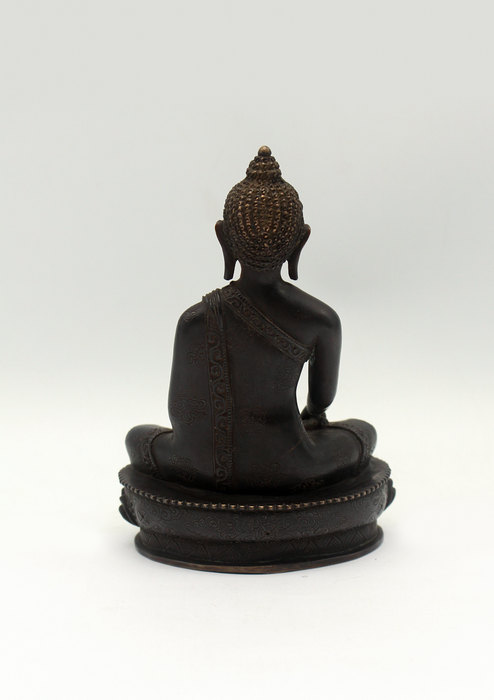 Exquistely Crafted  Shakyamuni Buddha Old Statue 4.5"H