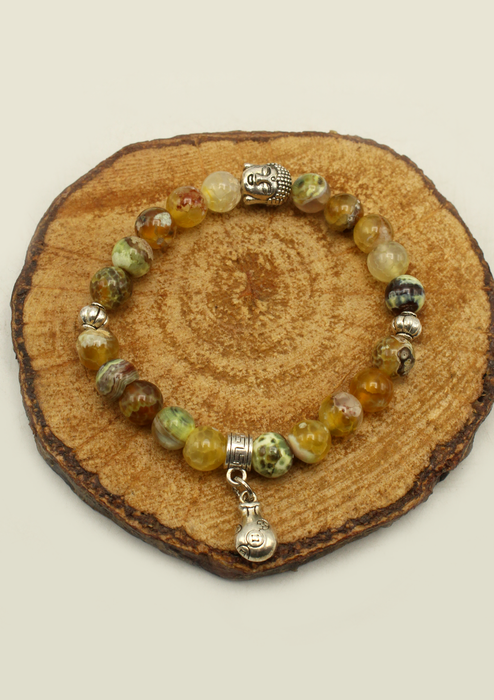 Mixed  Stones Mala Bracelet