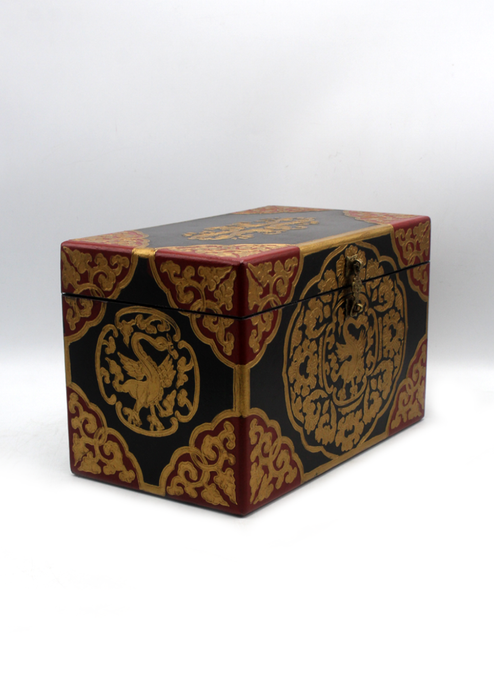 Tibetan Royal   Handpainted  Dragon Wooden Box - 12"