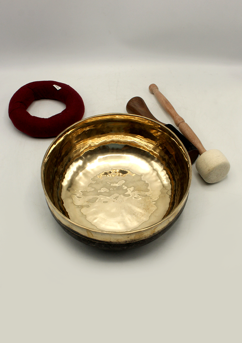 Tibetan Ultabati  Sound Healing Singing Bowl 10"