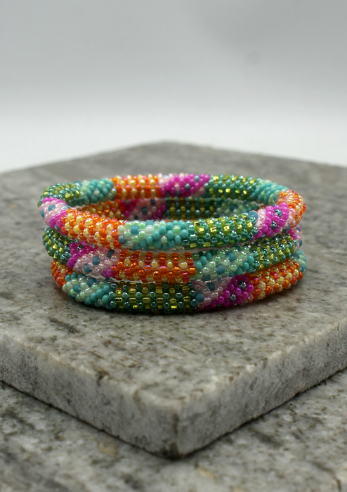 Tanzania Roll on Beads Bracelet