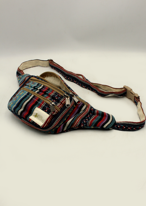 Bhutan Arts  Hemp Fanny Pack, Hemp Waist Utility Belt