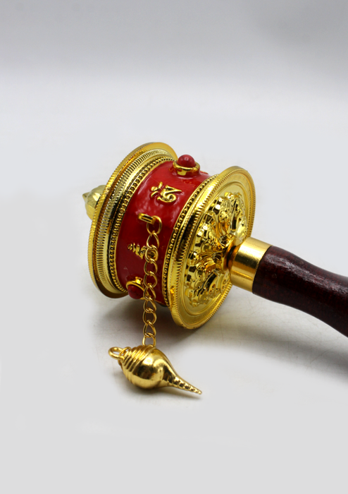 Tibetan Handheld Spinning Prayer Wheel