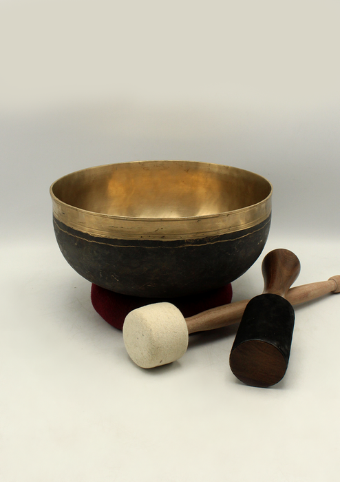 Tibetan Ultabati Sound Healing Singing Bowl 10"