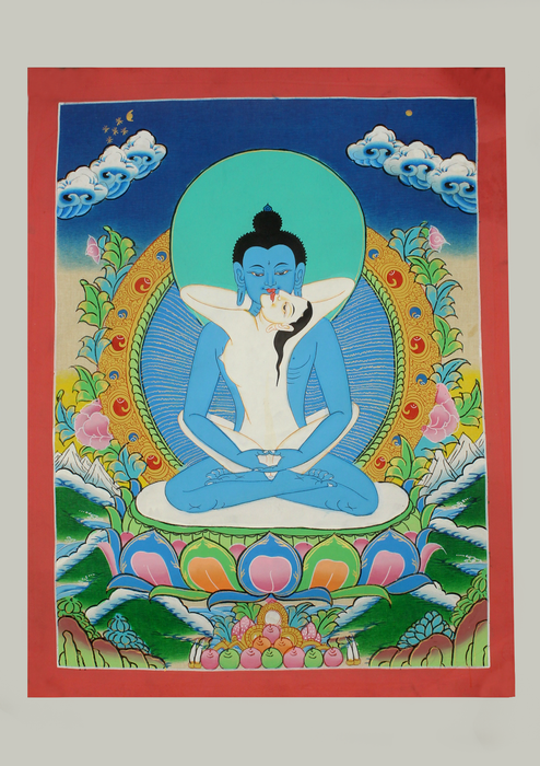 Samantabhadra  Buddha Shakti  Thangka Painting