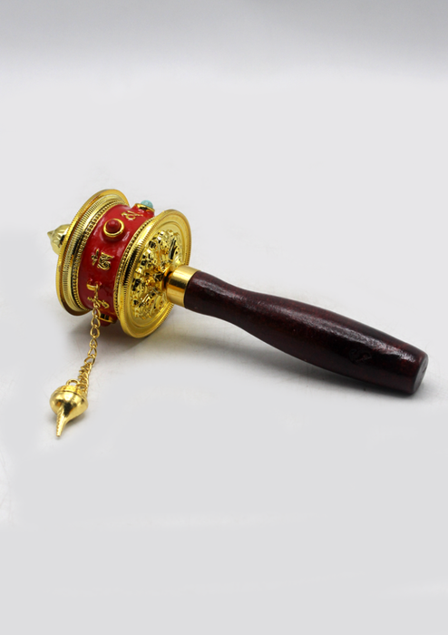 Tibetan Handheld Spinning Prayer Wheel