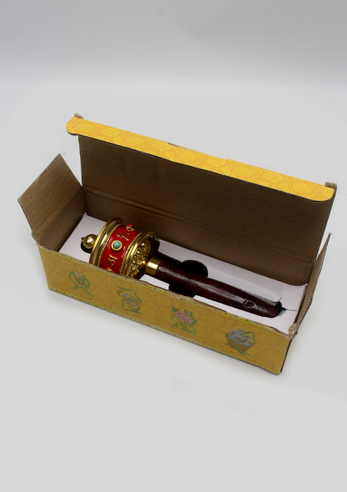 Tibetan Handheld Spinning Prayer Wheel