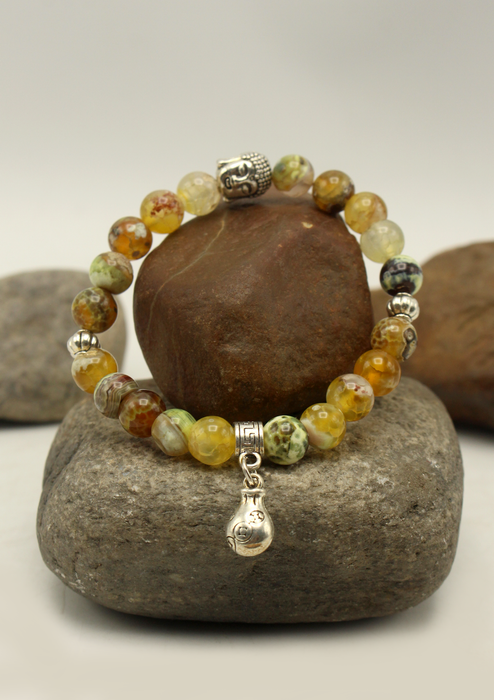 Mixed  Stones Mala Bracelet