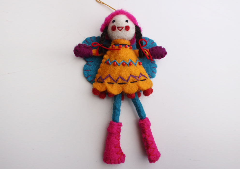 Cute Little Felt Fabric Fairy Angel Hanging