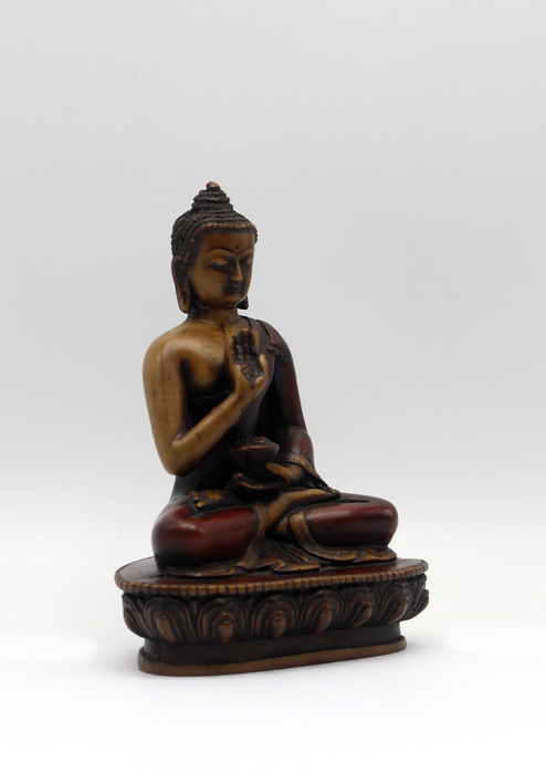 Blessing Buddha Resin Statue