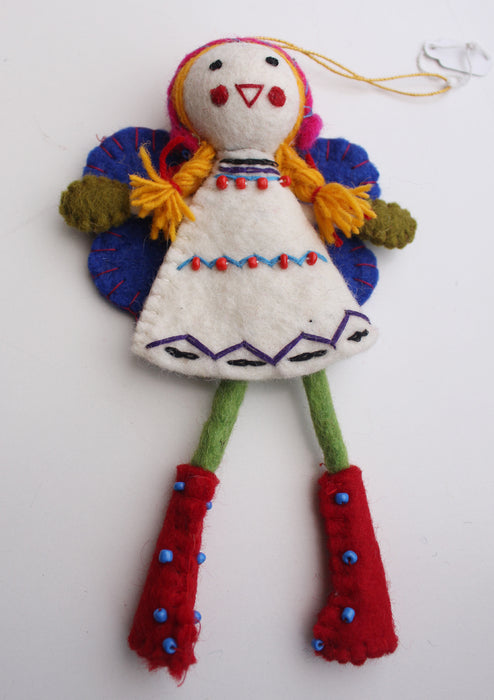 Cute Little Felt Fabric Fairy Angel Hanging