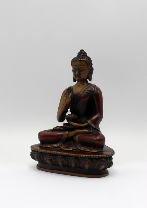 Blessing Buddha Resin Statue