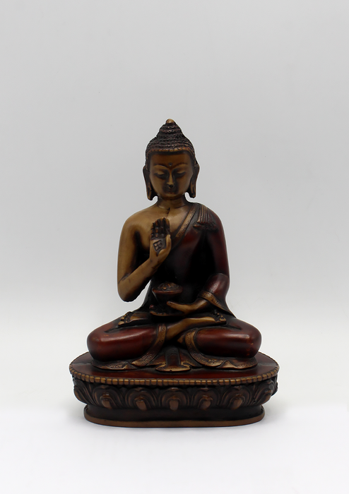 Blessing Buddha Resin Statue