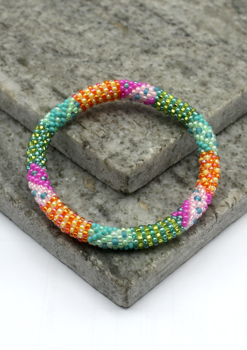 Tanzania Roll on Beads Bracelet