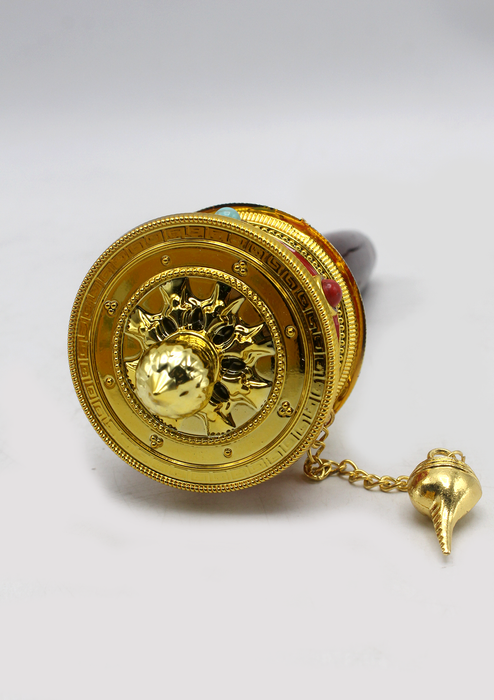 Tibetan Handheld Spinning Prayer Wheel