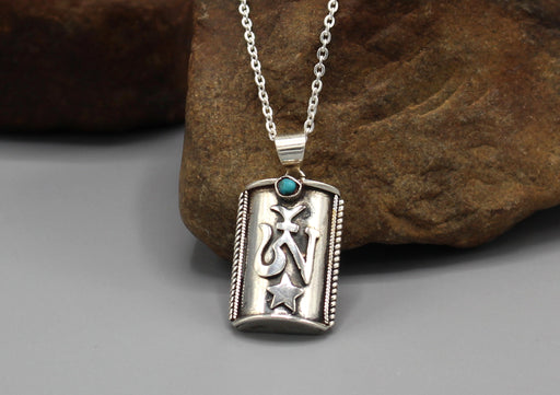 Tibetan Om Carving Sterling Silver Locket Pendant - nepacrafts